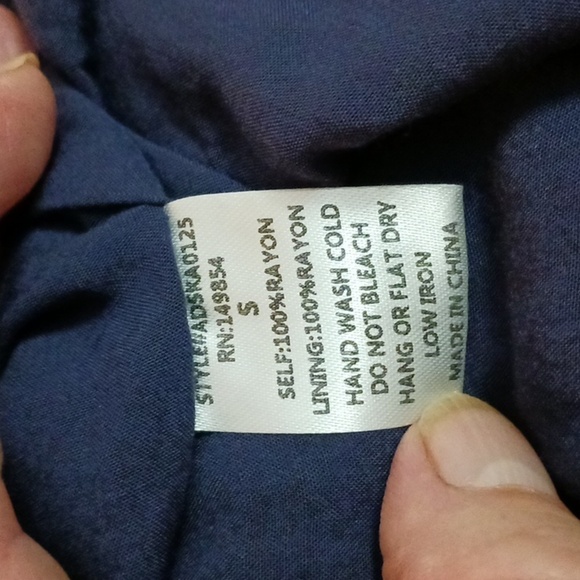 Sadie & Sage, Swing Dress Blue White Sz S - Picture 14 of 14